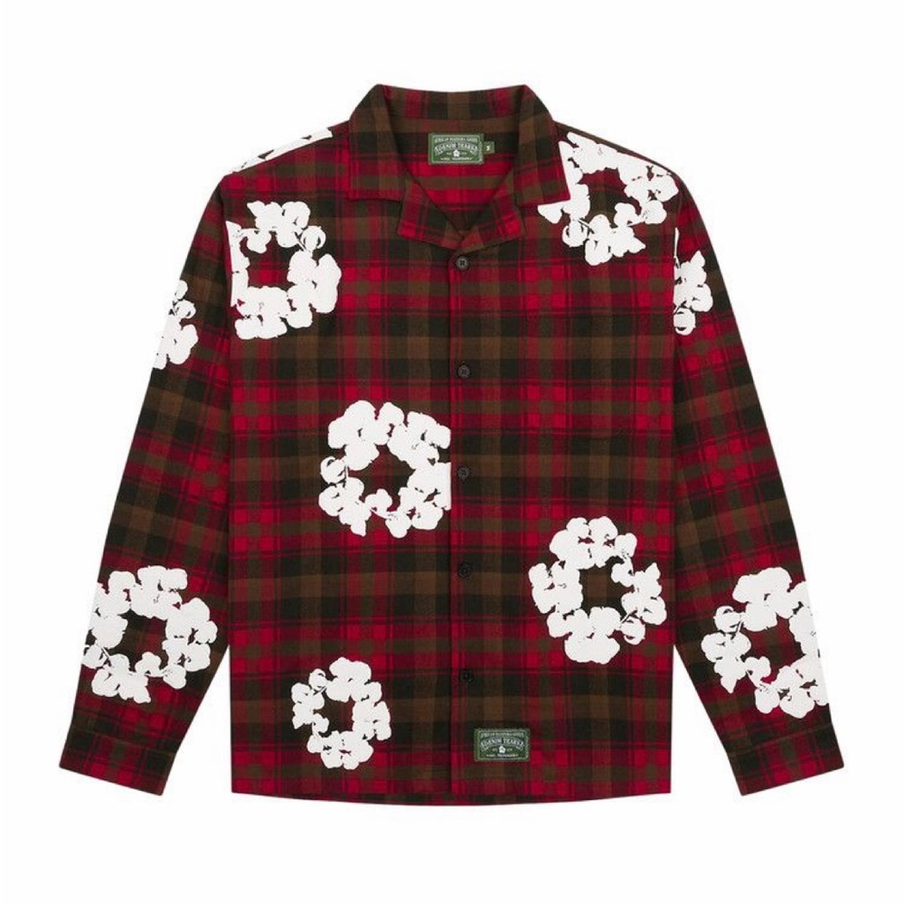 Denim Tears Cotton Wreath pajama Shirt 👔
